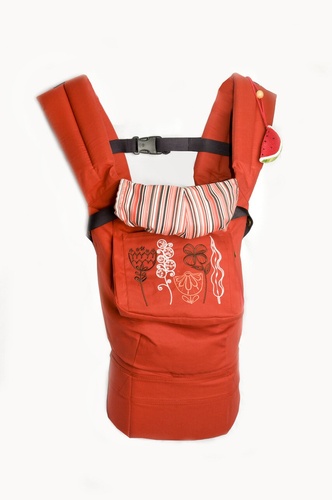 Эргорюкзаки Эрго-рюкзак детская переноска красный, Модный карапуз