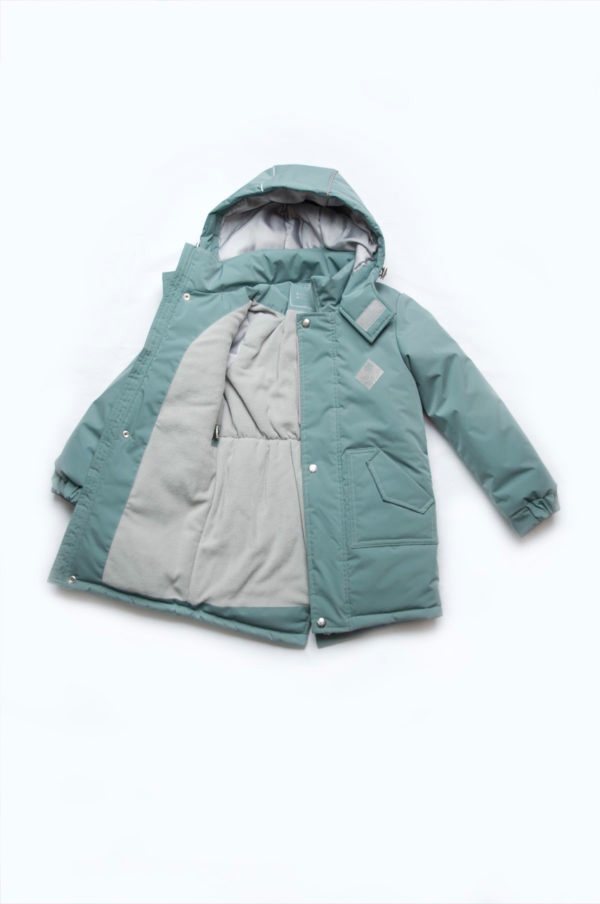 Куртки і пальта Куртка зимова дитяча оливкова, Модний карапуз