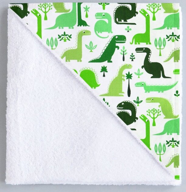 Наматрасники Непромокаемый наматрасник Water Sheet Dino, зеленый, 70х120, COSAS