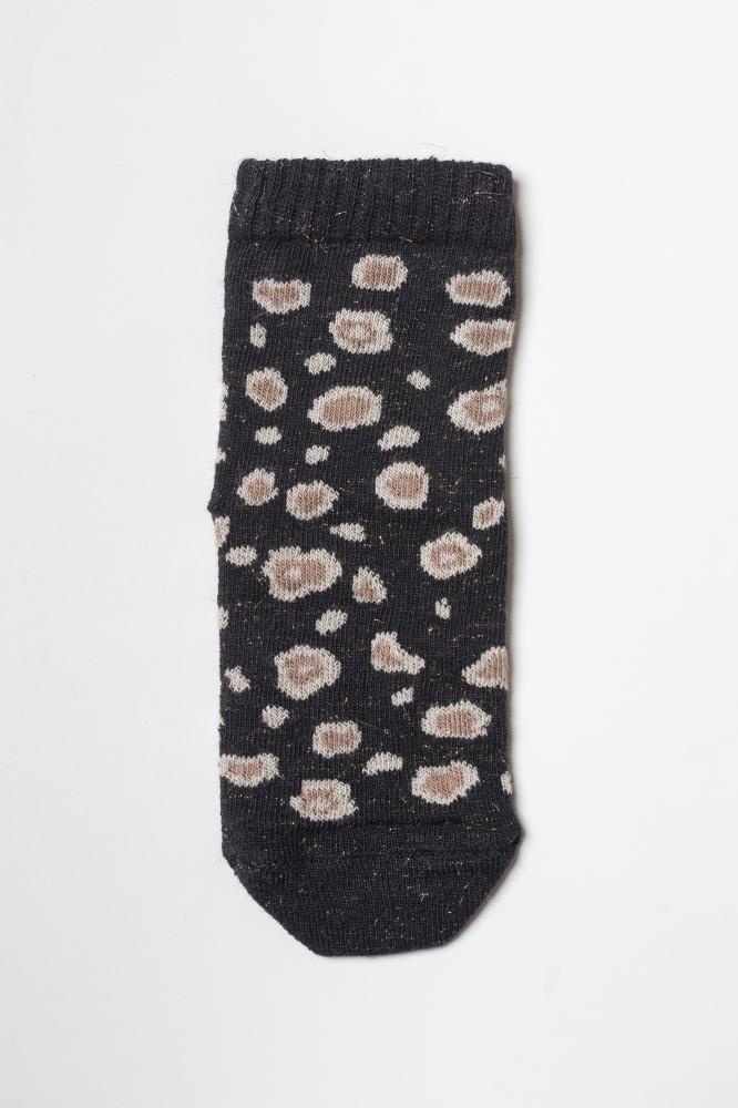 Шкарпетки Шкарпетки дитячі Леопард, набір 3 шт, чорний, бежевий, Мамин Дом