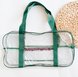 Зручні прозорі сумки в пологовий будинок Зручні прозорі сумки в пологовий будинок, зелені, Mamapack (3 шт). Фото №3