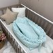 Кокони для новонароджених Комплект (кокон з рюшем + подушка + плед) світла м'ята, Baby Chic Фото №1