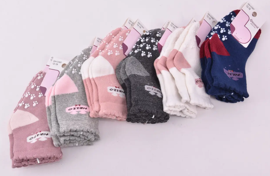 Носочки Носочки для новорожденных девочек, махровые, ТМ Фенна
