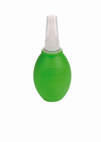 Аптечка Аспиратор для носа с двумя насадками зеленый, Canpol babies
