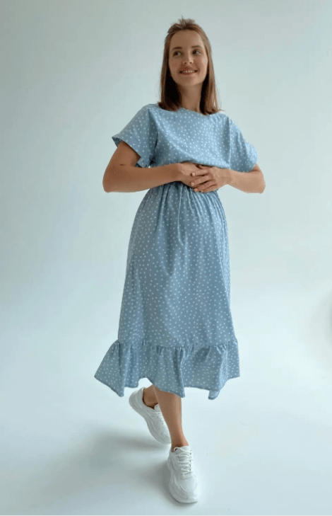 Платье для беременных и кормящих мам 4337748, мятный, To be, Мятный, 42