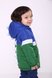 Куртки і пальта Куртка для хлопчика Діно, синьо-зелена, Модний карапуз Фото №2