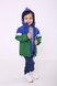 Куртки и пальто Куртка для мальчика Дино, сине-зеленая, Модный карапуз Фото №5
