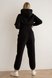 Спортивні костюми Спортивний костюм для вагітних і годуючих на флісі "Вільна", чорний, To be Фото №4