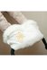 Муфты Муфта для коляски белая с опушкой, Модный карапуз Фото №2