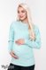 Свитшоты, худи Теплый свитер для беременных GAIA, мятный меланж, Юла мама Фото №2