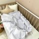 Коконы для новорожденных Комплект (кокон с рюшем + подушка + плед) Серебро, Baby Chic Фото №2