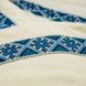 Летние конверты Конверт для новорожденных Украинский, летний, Велюр и кулир, молочный с голубым, 80х80 см, Betis Фото №2