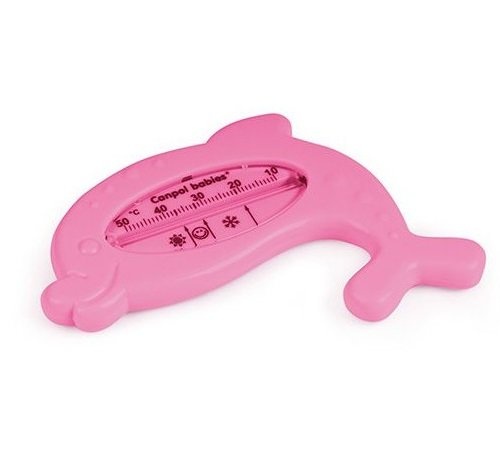 Термометры Термометр для воды Дельфин, розовый, Canpol babies