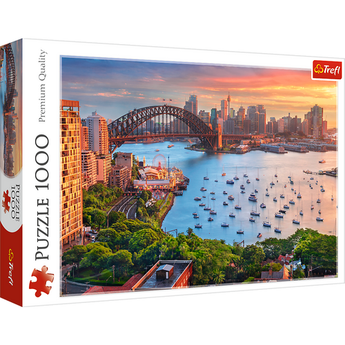 Пазлы, мозаика Пазлы - (1000 элм.) - "Сидней, Австралия", Trefl