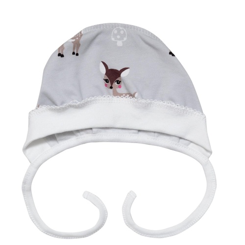 Чепчики, шапочки для новонародженних Чепчик для новонароджених Маленька Лань, сірий, Minikin