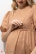 Платья на каждый день Платье для беременных и кормящих мам PARIS, карамель, Юла мама Фото №4