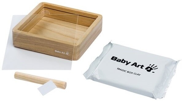 Бебі Арт - пам'ятні подарунки Магічна дерев'яна коробочка з відбитком, Baby art