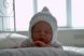 Шапки демісезонні Шапочка Коси для новонароджених на трикотажі, 3-6 міс, молочна, MagBaby Фото №3