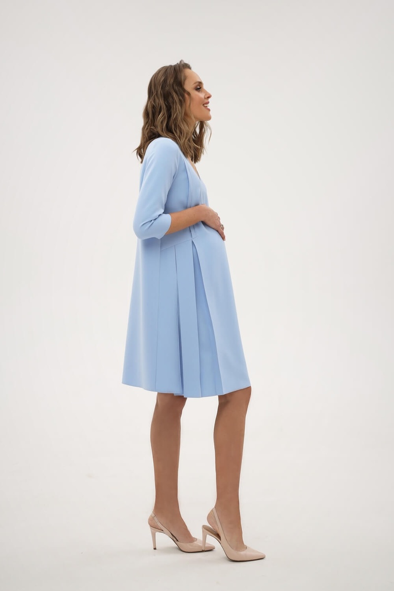 Сукня для для вагітних і годуючих мам, блакитний, Dianora, Блакитний, S