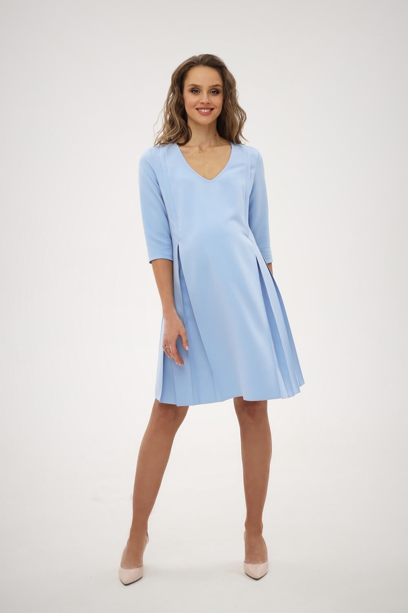 Сукня для для вагітних і годуючих мам, блакитний, Dianora, Блакитний, S