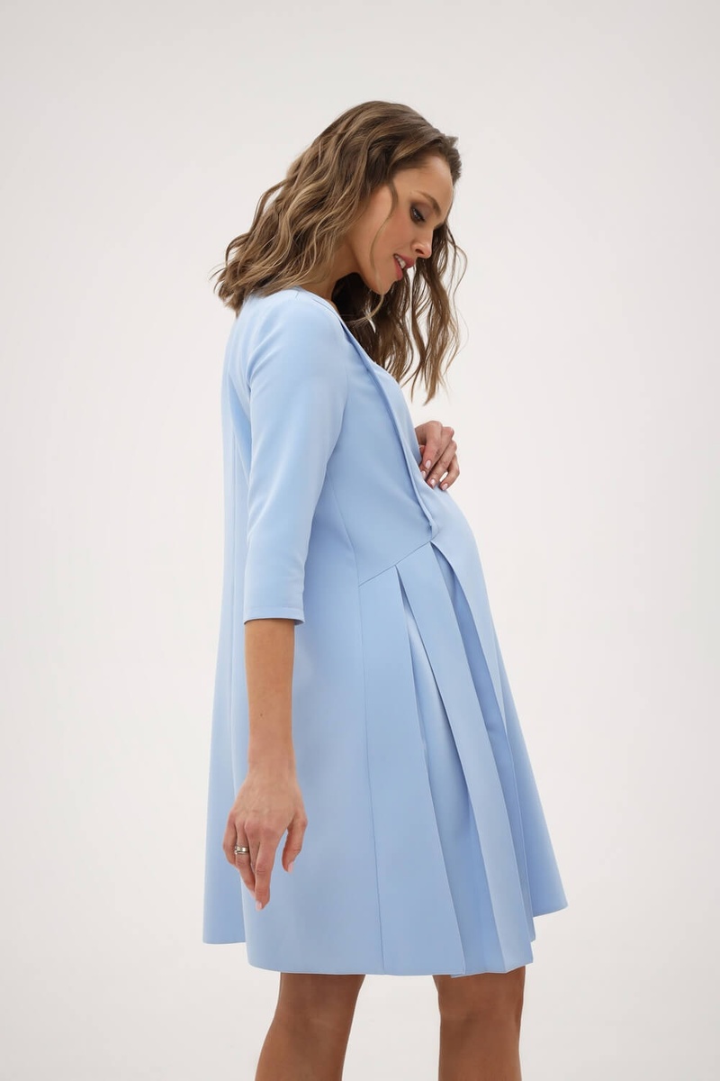 Платье для беременных и кормящих мам, голубой, ТМ Dianora, Голубой, S