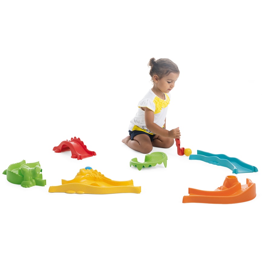 Рольові іграшки Іграшка 3 в 1 Chicco Eco+ "Гольф-сафарі траса"