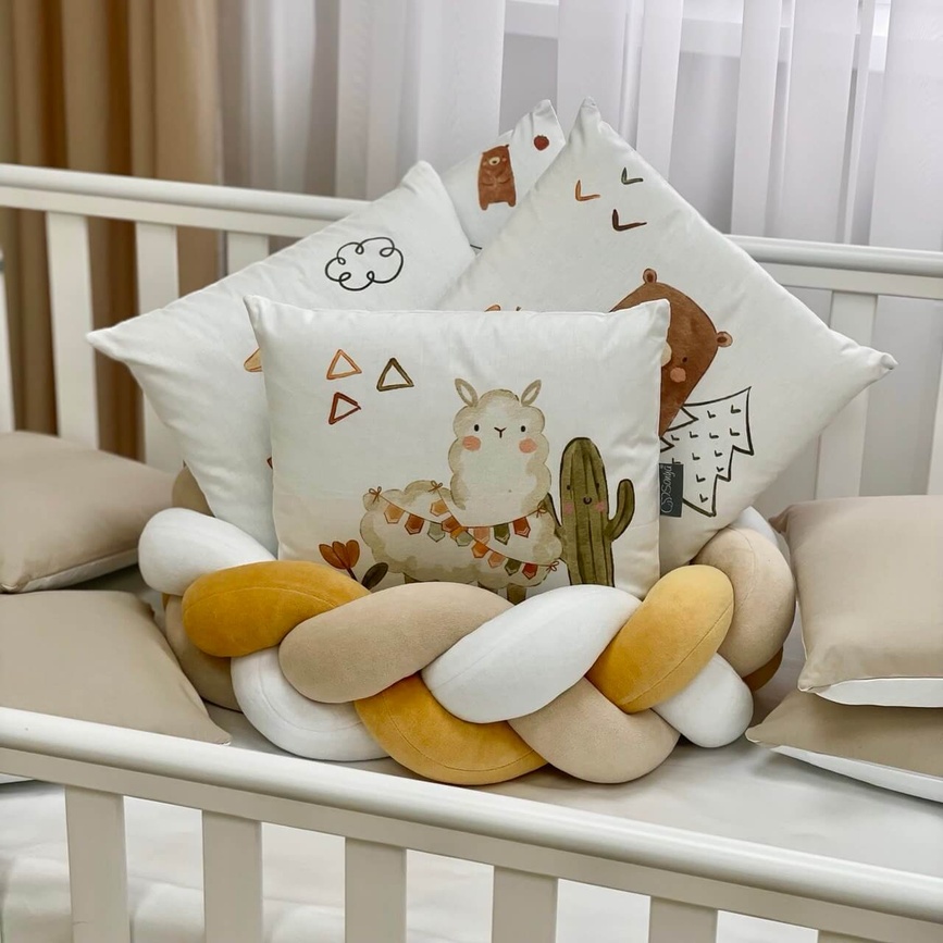 Постільна білизна Комплект постільної білизни в ліжечко Art Design Альпака, стандарт, 6 елементів, Маленька Соня