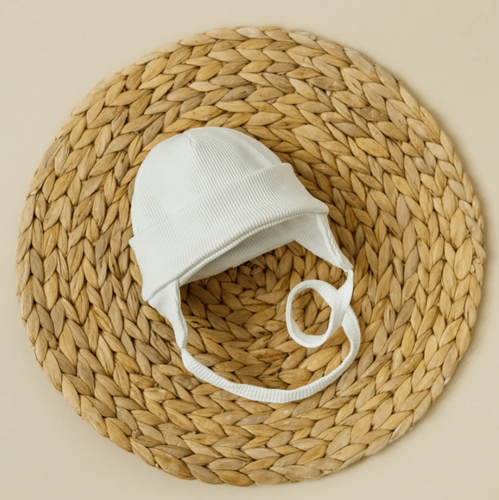 Чепчики, шапочки для новорождённых Шапка Pixy рубчик, молочный, MagBaby