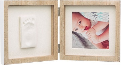 Бебі Арт - пам'ятні подарунки Подвійна дерев'яна рамка з відбитком ручки, Baby art
