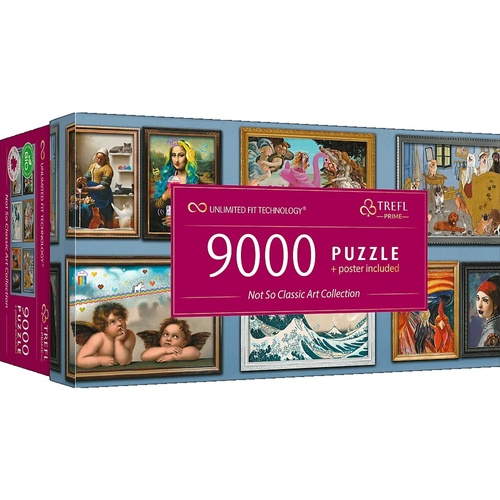 Пазлы, мозаика Пазлы - (9000 элм.) - Безграничная коллекция: "Не совсем классическая коллекция", Trefl