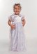 Комплекты на выписку Крестильное платье для девочки с гипюром Модный карапуз Фото №1