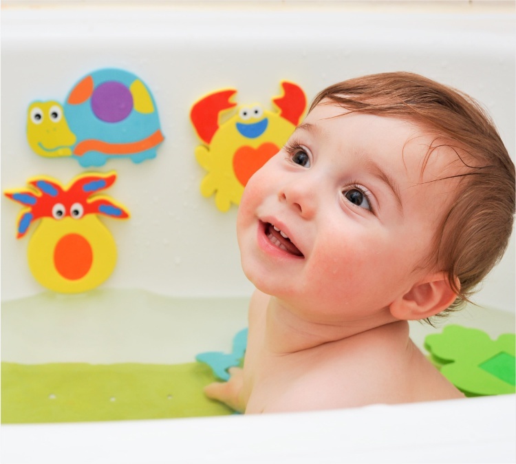 Іграшки в ванну Аква-пазли набір BATH 'N PUZZLES, 6шт, KINDERENOK