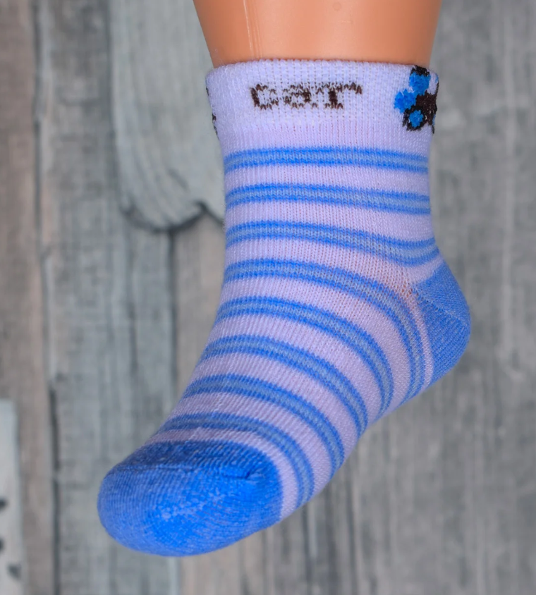 Шкарпетки Шкарпетки дитячі для хлопчика смужка, Малюк