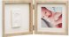 Бебі Арт - пам'ятні подарунки Подвійна дерев'яна рамка з відбитком ручки, Baby art Фото №1