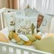 Постелька Комплект постельного белья в кроватку Art Design Альпака, стандарт, 6 элементов, олива,Маленькая Соня Фото №2