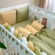 Постелька Комплект постельного белья в кроватку Art Design Альпака, стандарт, 6 элементов, олива,Маленькая Соня Фото №5
