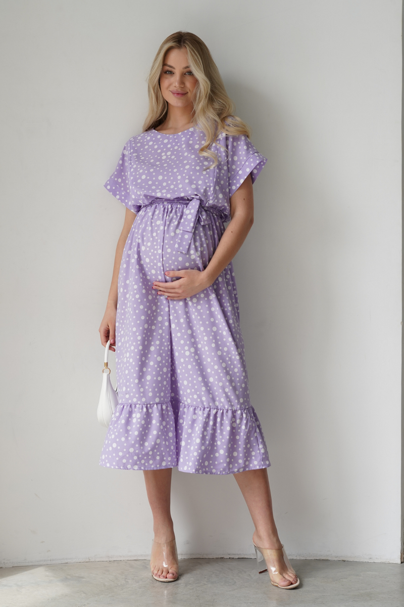 Сукня для вагітних, майбутніх мам, лавандовий, To be, Лавандовий, 42
