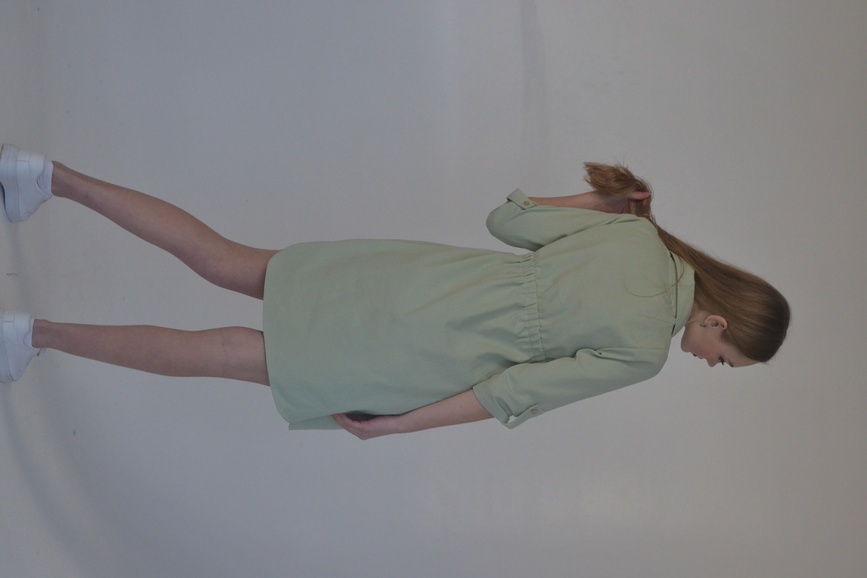 Платье Emilie для беременных и кормящих, фисташка, Dizhimama, Фісташка, 42