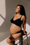 Бюстгальтер для беременных и кормящих мам Montrouge, черный, ТМ Amo’d’amo
