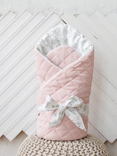 Конверт-одеяло для новорожденных велюровый Tessera, розовый, MagBaby