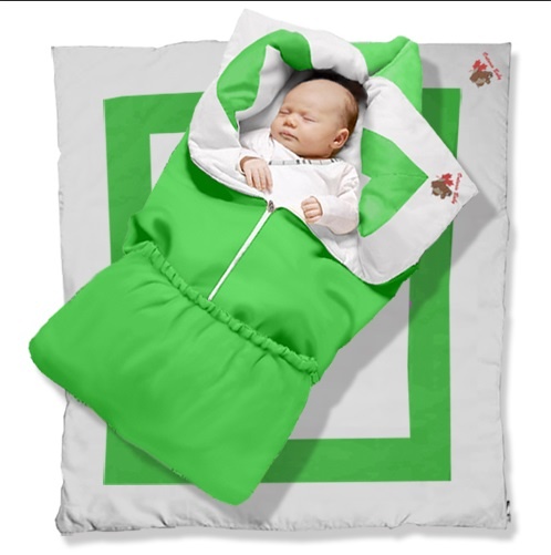 Детское одеяло-трансформер Премиум, зеленый лимон, ТМ Ontario Linen