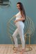 Брюки для вагітних та годуючих мам Штани (легінси) для вагітних 3052041-2 сірий меланж, To be Фото №4