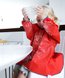 Нагрудники Дитяча сорочка для ігор і годування, червоний, Baby Bjorn Фото №2