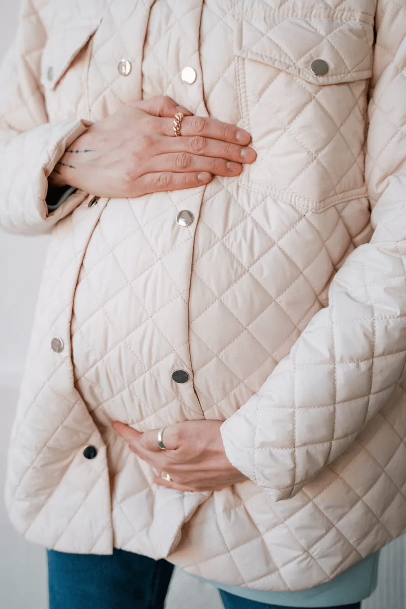 Куртка для беременных деми 980274 молочный, To be, Молочный, 46