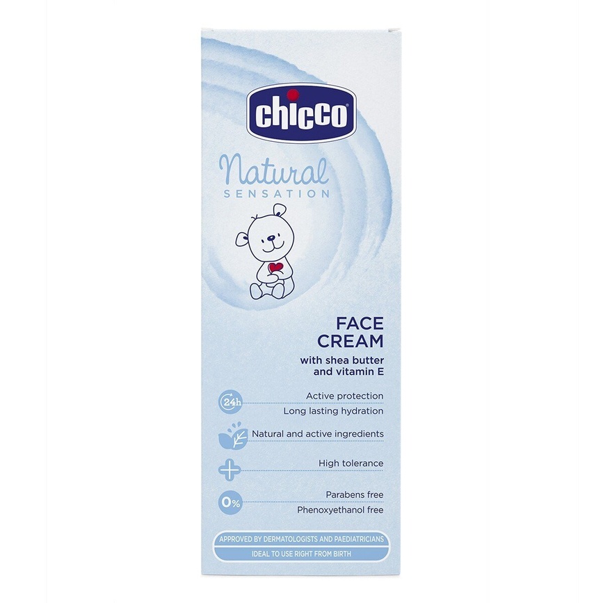 Дитячий крем для обличчя та тіла Крем для лица Natural Sensation, 50 мл, Chicco