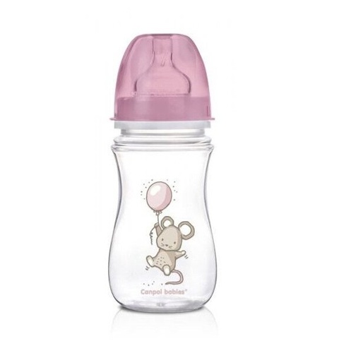 Бутылочки Бутылочка с широким горлом антиколиковая EasyStart-Little Cutie, 240 мл, Canpol babies
