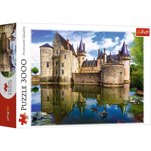 Пазлы, мозаика Пазлы - (3000 элм.) - "Замок в Сюли-сюр-Луар", Франция, Trefl