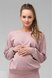 Світшоти, худі Кофта для вагітних 2159 1530, пудрово-рожевий, Dianora Фото №1