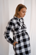 Платья на каждый день Платье для беременных и кормящих мам 4206214 клетка черная на белом, To be Фото №8