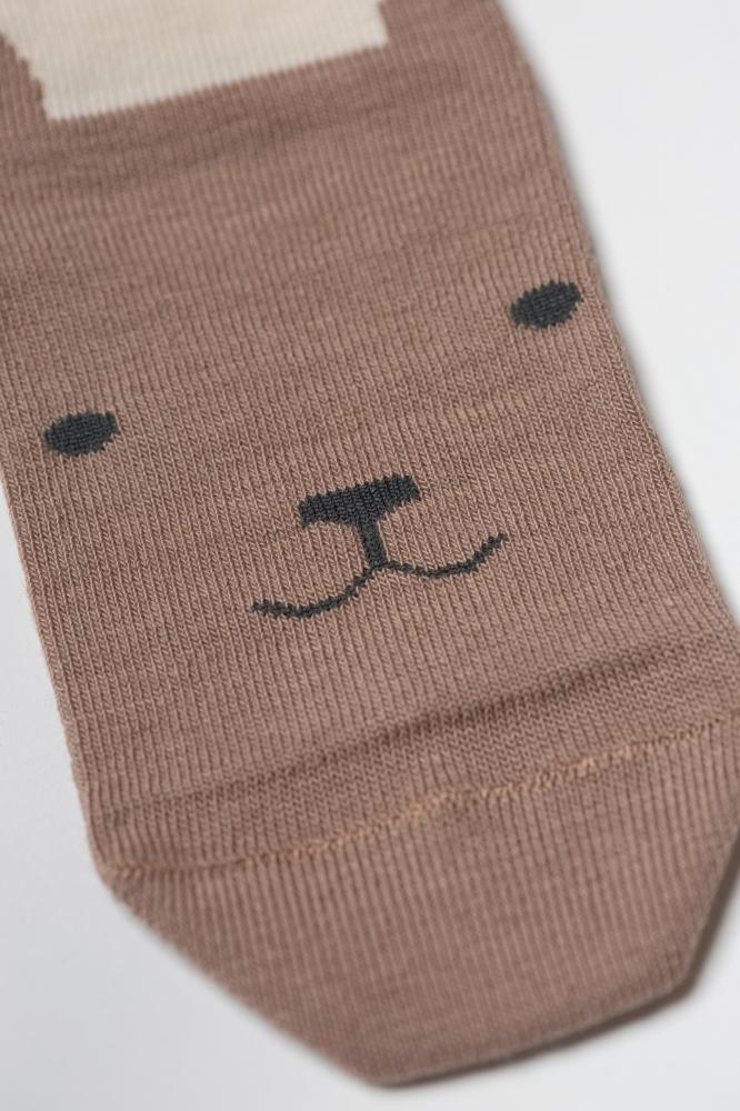 Шкарпетки Шкарпетки дитячі Медвежата, набір 3 шт, капучіно, молочний, Мамин Дом